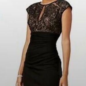 Black Dress with sequins.